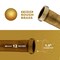 Everflow Slip Joint Extension Tube for Tubular Drain Applications, 20GA Brass 1-1/2"x12" 22412-20 - alternate 3